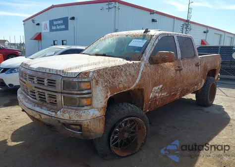 2015 Chevrolet Silverado 1500 2Lz from USA, damaged, VIN 3GCUKSEC6FG481760